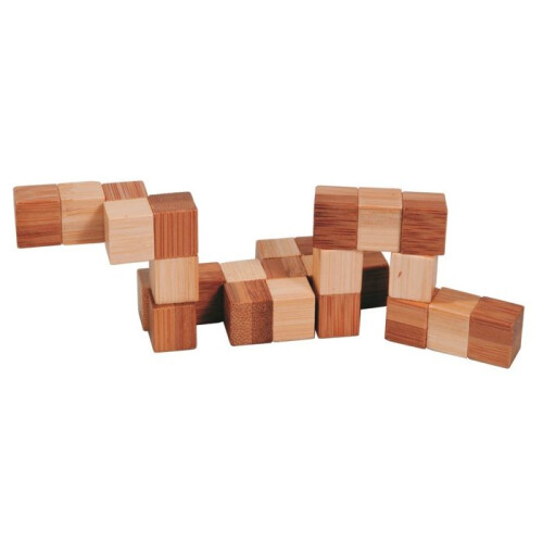 Fridolin - Mini houten puzzel Slang 2
