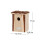 Vogelhaus mit Rinde Dach für Goldhähnchen 3