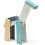 Tegu 14-teiliges magnetisches Holzblock-Set, Blau 5