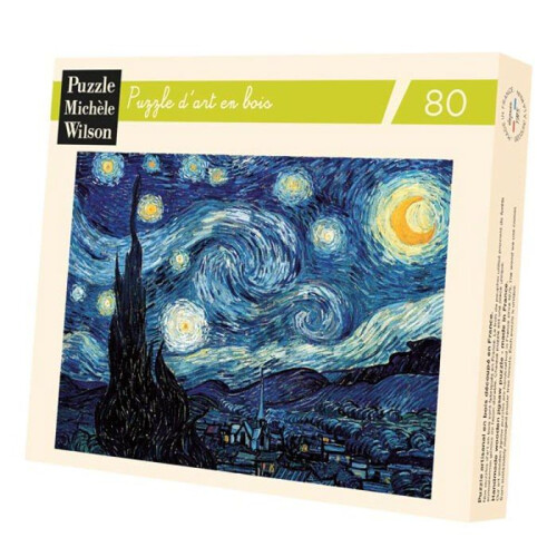 Taidepalapeli 80 kappaletta - Van Gogh: Tähtikirkas yö 1