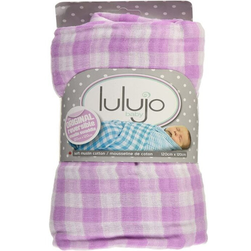 Lunga reversibile - Rosa - Unisex - 100% cotone - 120x120 cm 1