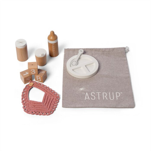 Set d'alimentation pour poupées - BYASTRUP - 9 pièces - Marron - Mixte - A partir de 3 ans 2