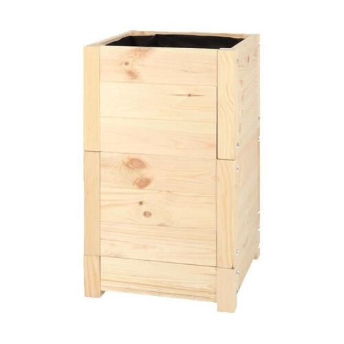 Natuurlijke houten wormcomposteerder 1