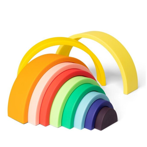 Little L - Multikleur siliconen regenboog - COOL KIDS PROJECT 1