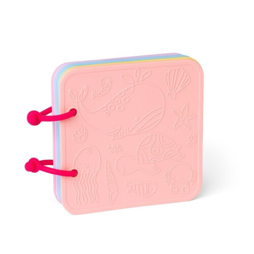 Little L - Libro da bagno in silicone rosa - COOL KIDS PROJECT 1