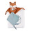Doudou et Compagnie - Doudou attaccapacifier Renard Timo 2