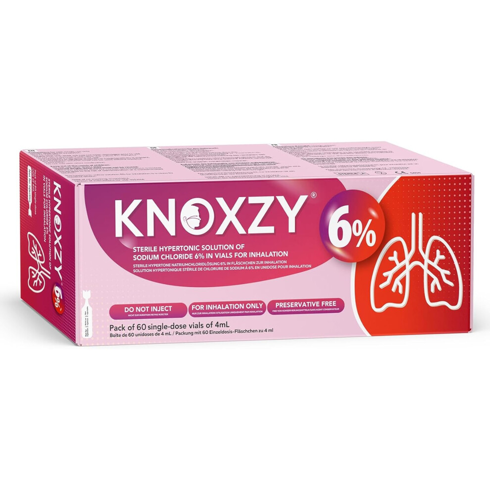 Knoxzy Hypertonic Saline Inhalation Solution 6% 60 Of 4Ml