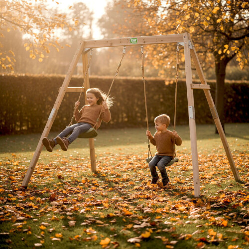 EXIT TOYS EXIT Silvi Wooden Swing Set 1