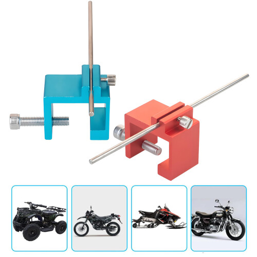 Hochpräziser Motorrad-Kettenspanner aus-Schwarz 2