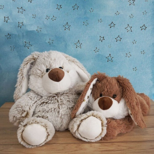 Soframar Wärmflasche Cozy Plüsch Hase Stern 1
