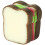 Toast-Shaped Kitchen Sponge10x9x6cm3-Pack 2