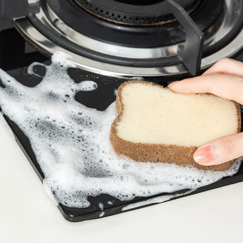 Toast-Shaped Kitchen Sponge10x9x6cm3-Pack 2