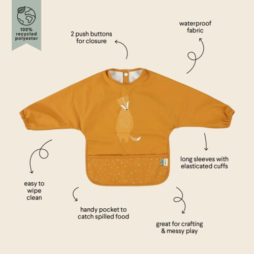 Trixie Waterproof Sleeve Bib Mr Fox 2