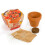 Kersentomaatzaadjes in terracotta kweekpot 0,000000 Mini Kweekpot 2