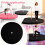 Easy Fold Transportable 4 Fold Round Thick-Pink 120X120X3 3