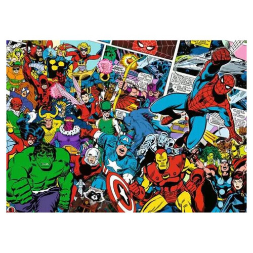 Ravensburger Puzzle - RAVENSBURGER - Puzzle di Ravensburger marvel - 1000 pezzi - Blu - Interno 1