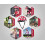 Caschi Helmets - Rosso Puntinato Medio 3