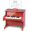 VILAC - Piano vermelho 18 teclas com partituras 2