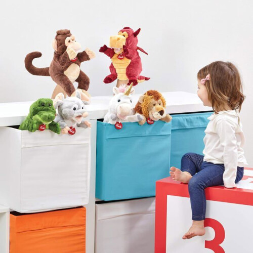 Handpop Trudi - Eend - 25 cm - Geel - Voor kinderen vanaf 3 jaar 2