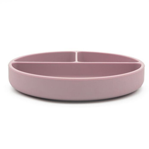 Sassi Junior | Sassi Junior | Silikon-Teller mit Saugnapf Tiere Rosa - 18 x 18 cm EINHORN 2