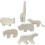 Figuriini - AC-DÉCO - Pompon - Beige - Puu - 8,5x5x2 cm 3
