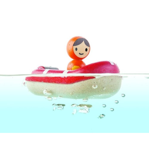 Plan Toys - Reddingsboot voor in bad - TROUSSELIER 1