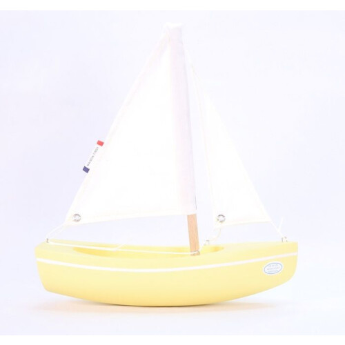 Maison Tirot - Barca Il Sloop giallo 21cm - TIROT 1