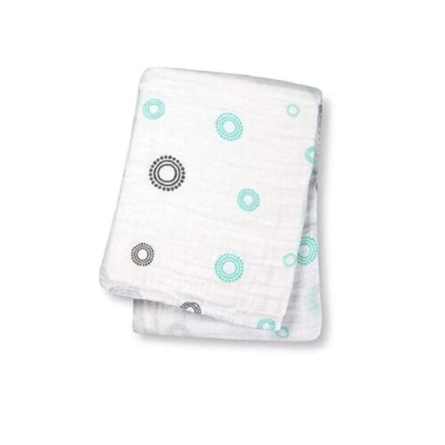 Lulujo - Lunga mussola - Cerchi blu/grigio - ELEMENTI PER BAMBINI 1