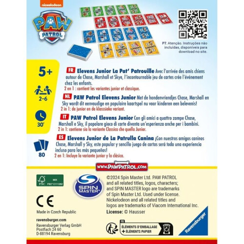 Ravensburger Ravensburger - Elevens Junior - Pat'Patrouille 2