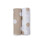 Lange mousseline pack de 2 - pois taupe - Blanc - Mixte 2