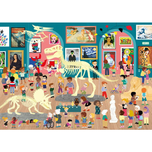 Puzzle Michèle Wilson - Museokäynnillä - WILSON PELIT 2