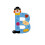 Trudi Sevi - 181738 - Lettera Clown B 2