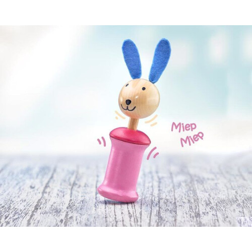 Soffice sonaglio - SELECTA - 61057 - Coniglio Anni - Che squittisce - Multicolore - 17 cm 1