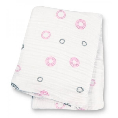 Lulujo - Lunga mussola - Cerchi rosa - ELEMENTI PER BAMBINI 2