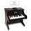 Piano de madera con partituras. 2