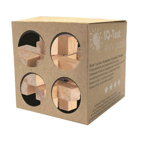 Fridolin - Mini rompecabezas de madera Cuatro a cinco 1