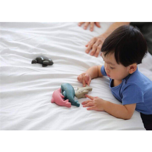 Plan Toys - Figuriinit - 4 merieläintä - TROUSSELIER 2