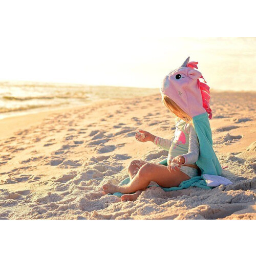 Zoocchini - Kinderhandtuch - Allie das Einhorn - ELEMENTS FOR KIDS 2