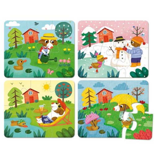 Palapeli 4 x 6 kappaletta: Neljä vuodenaikaa 2