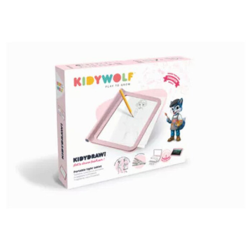 Tablette lumineuse nomade rose 1