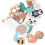 Gioco di equilibrio Eddy Bear - Michelle Carlslund - 20 x 20 x 4 cm - Multicolore 4