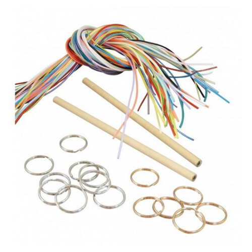 Scoubidous - DIY Set - BUKI - Sieraden Kit - Blauw - Vanaf 6 jaar 1