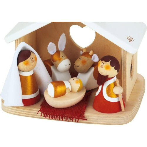 Weihnachtskrippe SEVI - 7 Teile - Sanfte und intensive Krippenszene 2