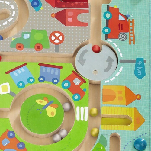 HABA - Magnetisch Spel Stad Doolhof - vanaf 2 jaar, 301056 2