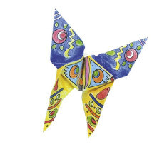 Origami-sarja - Fridolin - Perhonen - 20 Liuskaa - 15x15 cm - Väritettävä