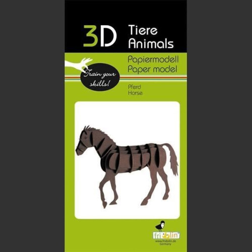 3D-Papiermodell FRIDOLIN - Pferd