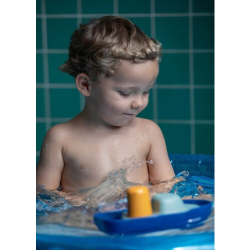 Plan Toys - Grande barca modulabile blu 21 cm - TROUSSELIER 1