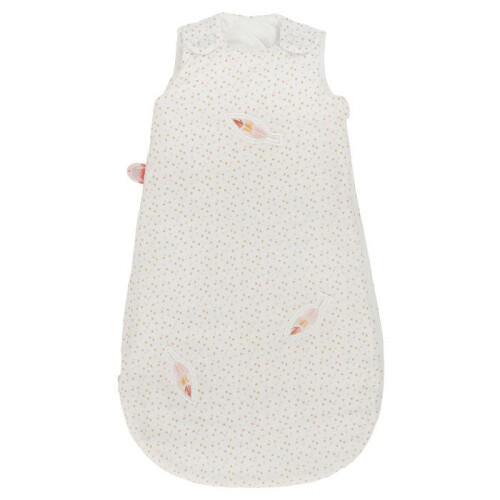 Saco de dormir acolchoado Sasha &amp; Pauline - NATTOU - 70 cm - Algodão - Bege e rosa 1