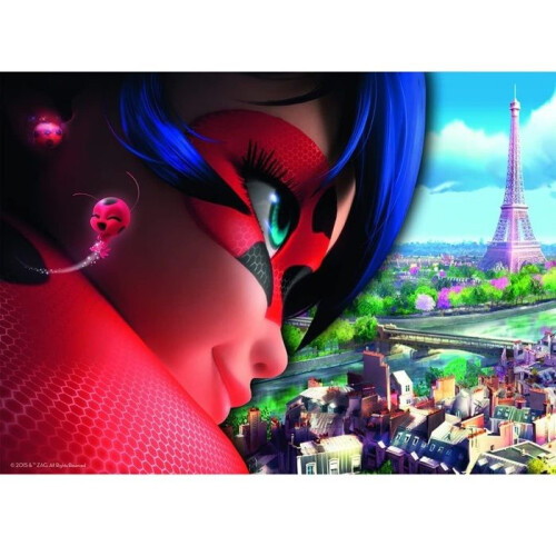Ravensburger Puzzle bambino - RAVENSBURGER - Miraculous LadyBug - 60 pezzi - Divisore per pezzi - 36 x 26 cm 1