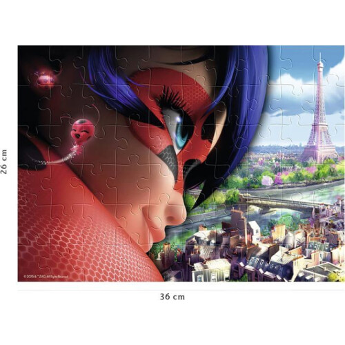 Ravensburger Puzzle bambino - RAVENSBURGER - Miraculous LadyBug - 60 pezzi - Divisore per pezzi - 36 x 26 cm 2